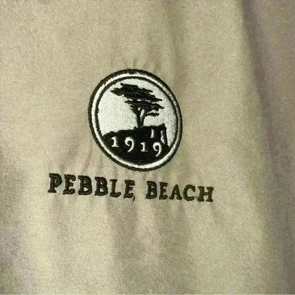 Pebble Beach Classic Vest size Large, Tan Water and wind resistant - Picture 3 of 7